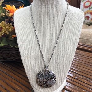 Brighton Diamond and Metal Necklace